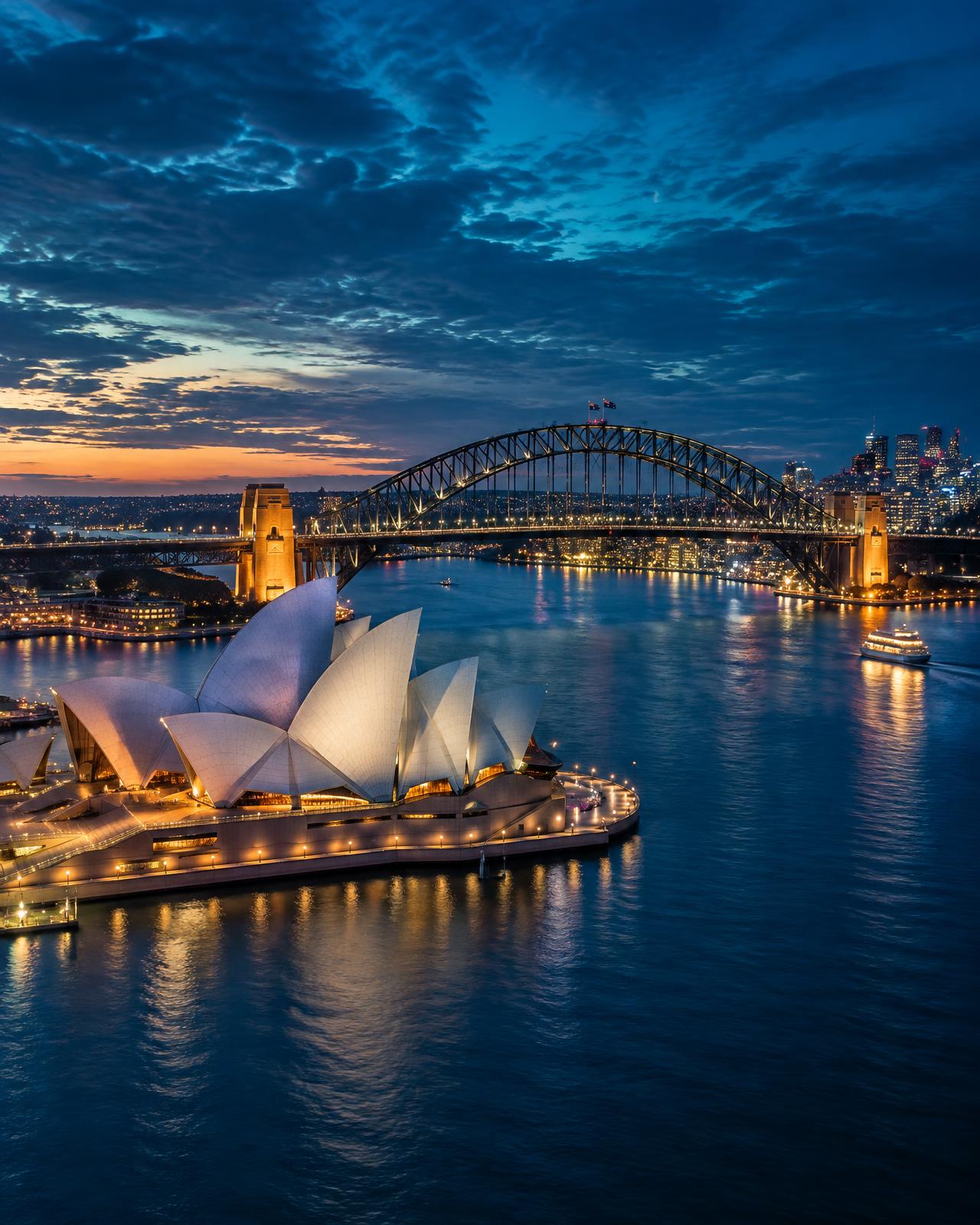 Sydney Opera House and Harbour Bridge - Sapphire Digital's home city